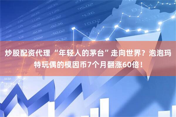 炒股配资代理 “年轻人的茅台”走向世界？泡泡玛特玩偶的模因币7个月翻涨60倍！